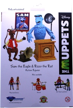 Muppet Show (Muppets Select) Collectable Action Figures: Sam the Eagle & Rizzo the Rat von Diamond